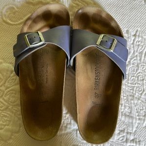 Birkenstock Women's Lavender Madrid Birko Flor Sandals Size 37